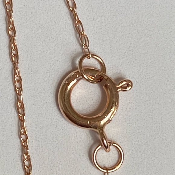 10k Rose gold 🌹 Red Ruby necklace - Picture 8 of 13